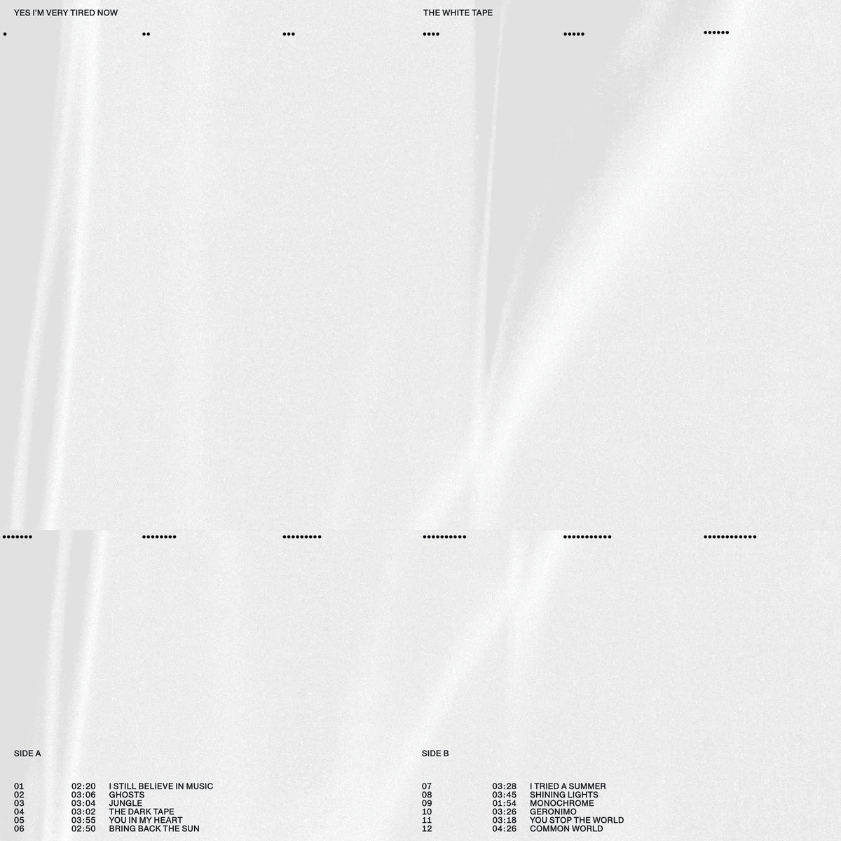 The White Tape (Vinyl - PRE ORDER) Release: 11th December 2026